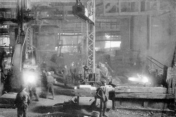 Steel Workers Pouring Molten Steel Significance of
