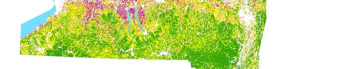 Land cover types in NY Miles 0 15 30 60 90 120 - Map Created for the Willow Biomass Project Date: June 14, 2005 Over 7.