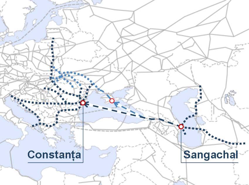 The White Stream gas transportation project in the context of the Southern Gas Corridor A factor important for Caspian region governments and for potential upstream investors is the security and