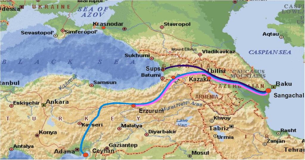 East-West Energy Corridor pipelines paved the way for Caspian Gas to Europe The three success stories from the Eastwest corridor prove:
