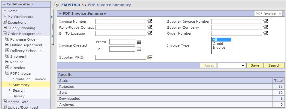 Step 1: Locate PDF Invoices to Be Downloaded ( Sent Status) 1. Log into SCP-RR: a. Go to www.myexostar.com b. Click on the Exostar login button in the top right corner c.
