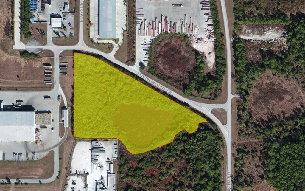 PROPERTY INFORMATION LOCATION: One block north of W. Midway Road and 2 miles east of the I-95 interchange ADDRESS: Environment Drive, Ft. Pierce, FL 34981 SIZE: +/- 6.
