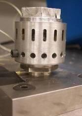Copper Wires Clamp 43 cm Exhaust Port Sensor (a) Single Combustor (b) 19 g Epoxy Pendulum (c) Ballistic Pendulum Figure 3.