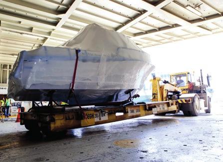 For wider boats such as catamarans, we use our Double-wide rolltrailer