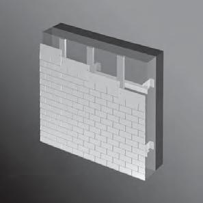 Rear ventilation system reduces humidity. Air circulation optimizes the efficiency of insulation.