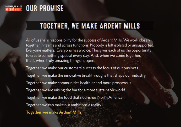 Defining the Ardent Mills experience.