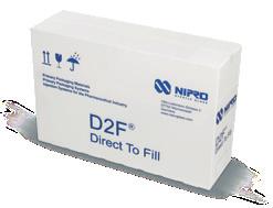 D2F MANUFACTURING PROCESS NESTS AND TUBS ARE FIRST CLEANED WITH IONIZED AIR TO MINIMIZE PARTICLE LOAD.