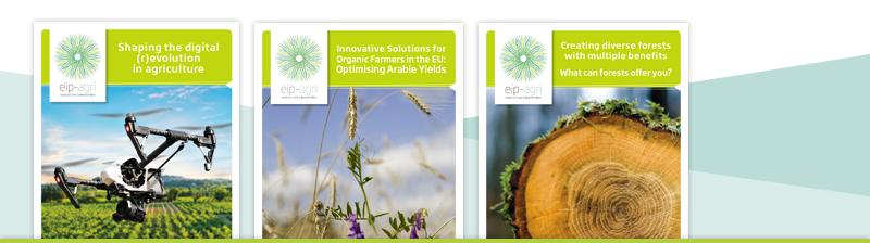Brochures Main findings Around 80% of the respondents have read an EIP-AGRI brochure 97% consider the quality of the brochures in general good, very good to excellent +90% agree or strongly agree