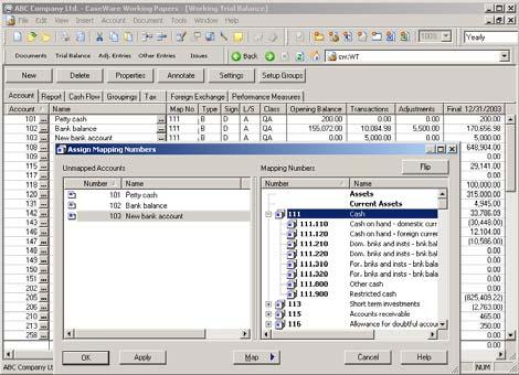 You can also choose to import general ledger data for detailed analysis.