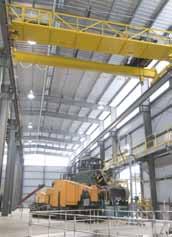 : Crane Type: Note: The building crane is a complex structural system consisting of the crane with trolley and hoist, crane rails and crane runway beams, structural supports, stops and bumpers.