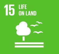 Goal 15 - Life on land Target 15.1 - Terrestrial and inland freshwater ecosystems Target 15.1 - Terrestrial and inland freshwater ecosystems 15.1.1 Forest area Forest area % of land area 64.1 (15) 30.
