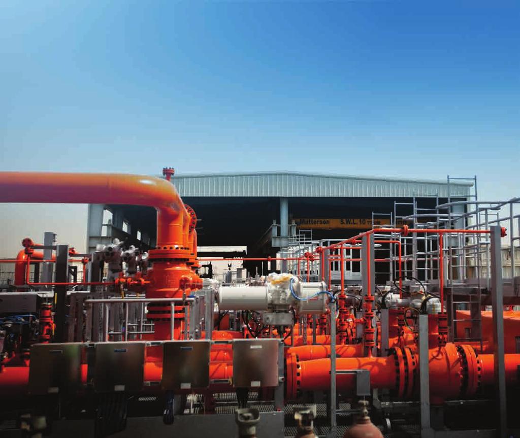 Customer/Contractor: Saudi Aramco Project: Sales gas to Yanbu through AY-1 Pipeline conversion Description: 2 off gas metering packages consisting of