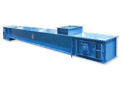 HFB - Heavy Duty Flat Bottom Our Heavy Duty en-masse designed model for challenging applications Standard split head and tail sections, Split sprockets, replaceable AR bottoms