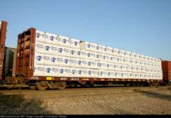 A large percentage of the general cargo that passes through Western U.S. ports is shipped by rail.