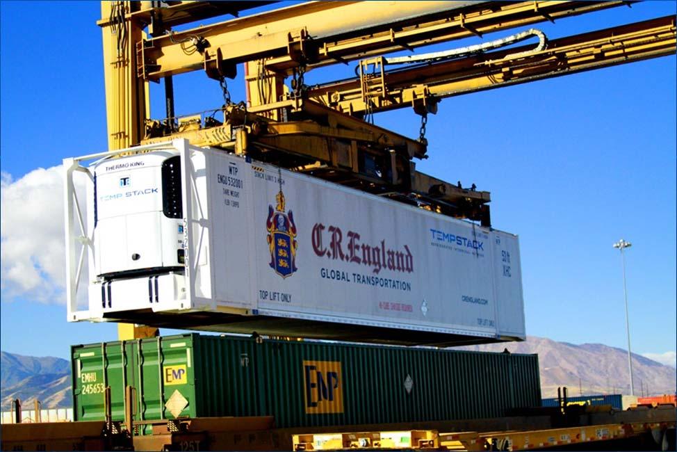 emp-controlled Intermodal Container - Phase On 1Flat Car (COFC).R.
