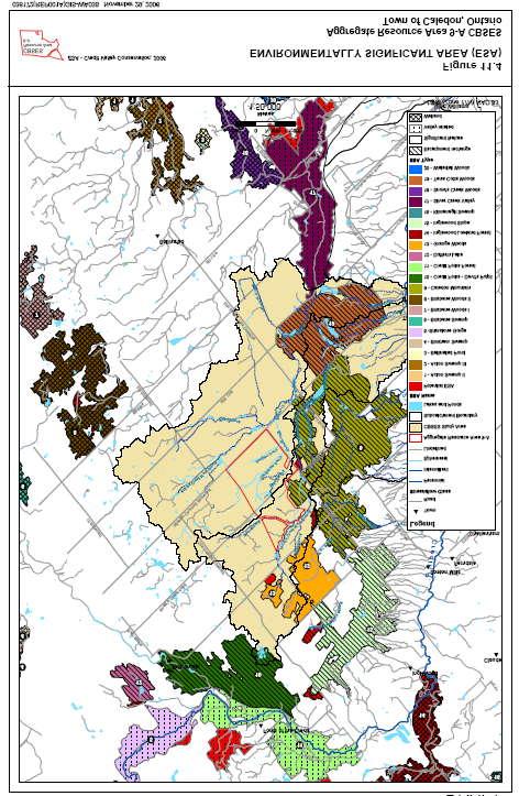 Back to Basics Fractured Bedrock Over 20 Environmentally Sensitive Areas Huge Volumes of Water Interplay of Ground and Surface Water This map shows the over 20 Environmentally Significant Areas