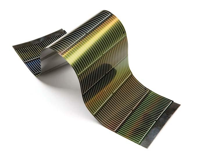 1.2 Background 11 Fig. 1.11 Flexible thin film solar cell [31].