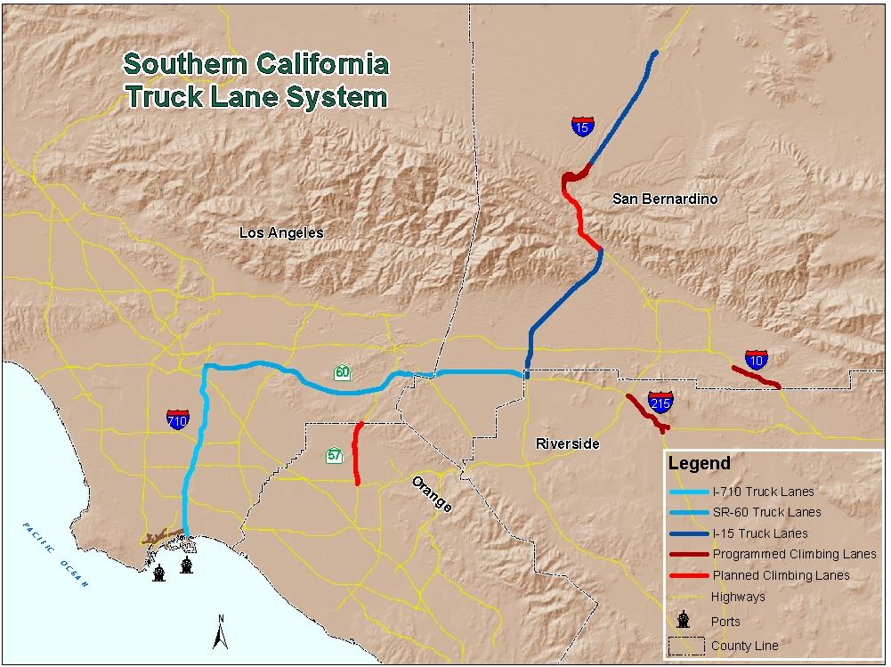 Build Dedicated Truckway System 2 Lanes in Each Direction