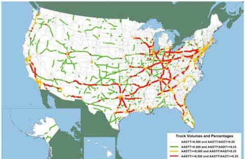 Trucking: NAFTA at 20 Traffic on Major Truck Routes