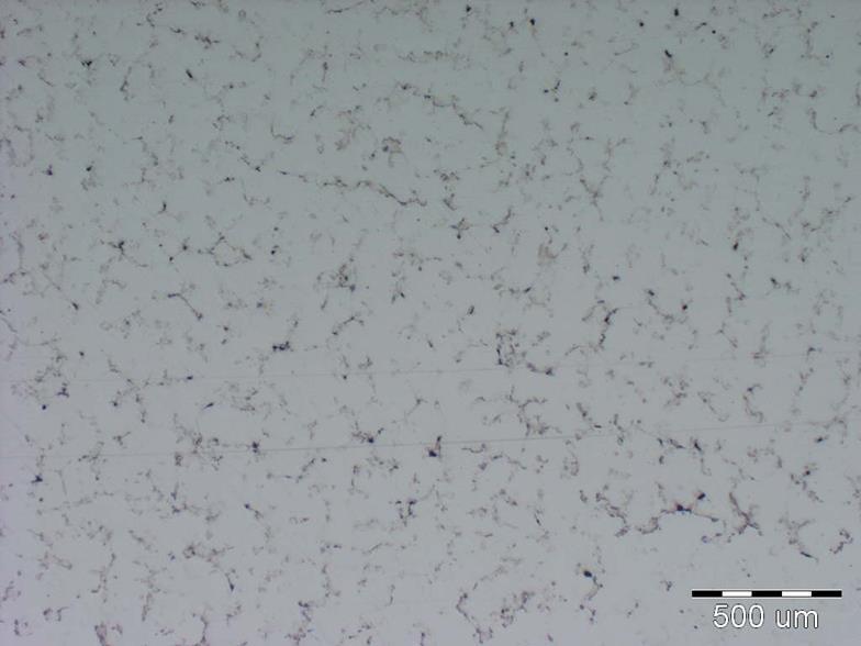 Fig. 8 Sample No. A254.2, microstructure Fig. 9 Sample No. A256.2, microstructure Micro-hardness HV0.