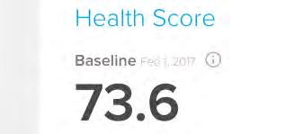 profile numbers This is where your Health Age, Health Score, and Biometric Screening results can be found.