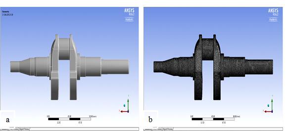 Design and Optimization of Crankshaft for Single Cylinder 4 Stroke Spark Ignition Engine Using Coupled Steady-State Thermal Structural Analysis 2.