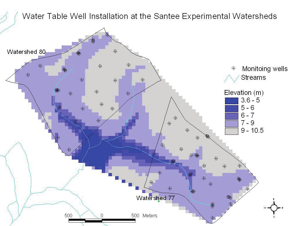 Thus, designing the appropriate size of forest buffers to protect water quality requires quantitative information of the groundwater hydrologic processes of the riparian zones.