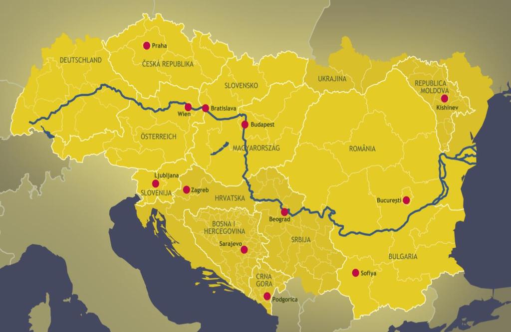 Danube Region Strategy 9 EU Member States Austria Bulgaria Croatia Czech Republic Germany (Baden-Württemberg, Bavaria) Hungary Romania Slovak Republic Slovenia 3 Accession Countries Bosnia and