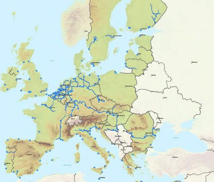 GLOBAL COMPACT Water / Transport European transport network TEN-T - inland waterways and ports reasons for the lack of effects is the lack of progress in removing bottlenecks in the river transport,