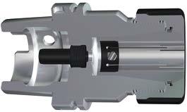 005 mm, enormous clamping forces and thanks to its robust geometry an extremely low vibration tendency.