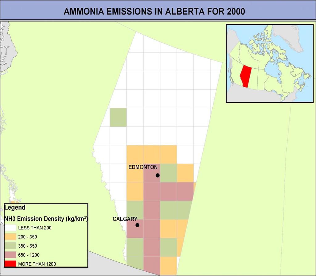 Alberta NH 3 Emissions