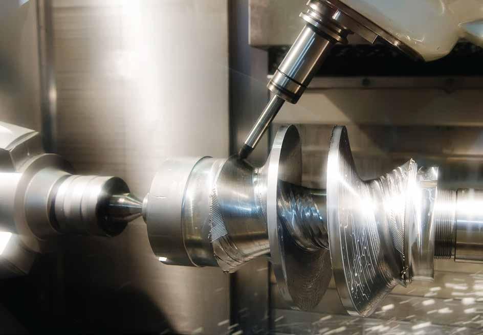 2 m dia and 9 m long Flange facing - up to 4.5 m dia Horizontal machining (up to 28 m long and 3.5 m high) Gear hobbing, hardening and grinding - up to 1.