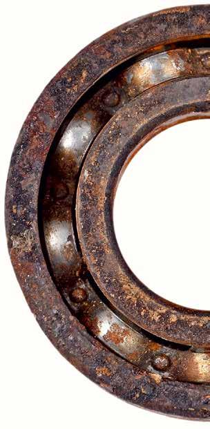 Change your Metal ball bearings External lubrication Prone to