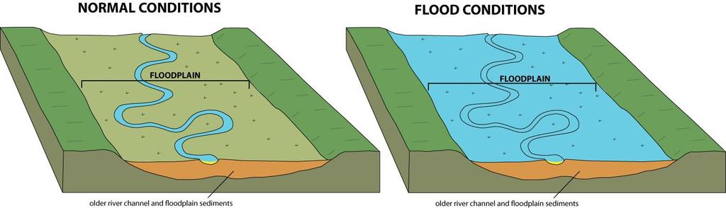 River and Floodplain Ecosystem Services What is a Floodplain?