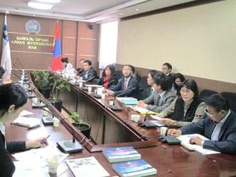 Agenda Result <Meeting with executives of Ulaanbaatar City Government> Met with Mayor, Deputy Mayor (Environment