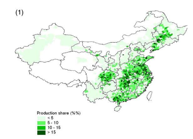 Grain Production: Provinces 1980-82
