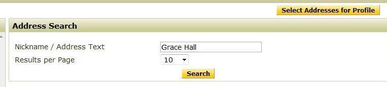 Module 1: The Basics - buynd Profile The Address Search Screen 5. Enter your building name in the address text field.