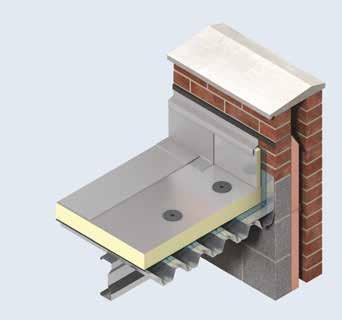 TT46 LPC/FM Roof Insulation TAPERED INSULATION FOR FLAT ROOFS WATERPROOFED WITH MECHANICALLY FIXED SINGLE PLY WATERPROOFING Alternative to expensive screed to falls roofs Reducing load bearing