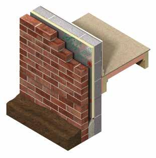 TW50 PARTIAL FILL CAVITY WALL INSULATION Traditional cavity wall construction methods All brick and block types Kingspan Thermawall TW50 Wall Insulation Thermal Conductivity Facings Board Size