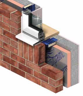 INSULATED CAVITY CLOSERS FOR CLOSING CAVITIES AROUND WALL OPENINGS Wall Insulation Traditional cavity wall construction Window and door cavities Use with composite, timber and metal frames Simplified