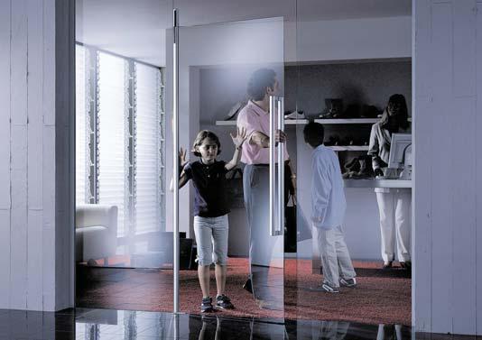 It combines modern design with safety and stability to create smooth, uncluttered glass screens and doors