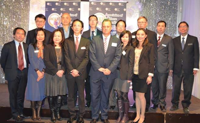 (Front row from left): Alan Kwong, Karen Ng, Sandra Tam, Irwin Li, Patrick Bennett, Ana Chan and Chelsea Jin; (Back row from left): Tim Chuang, Royson Ng, Jeffrey