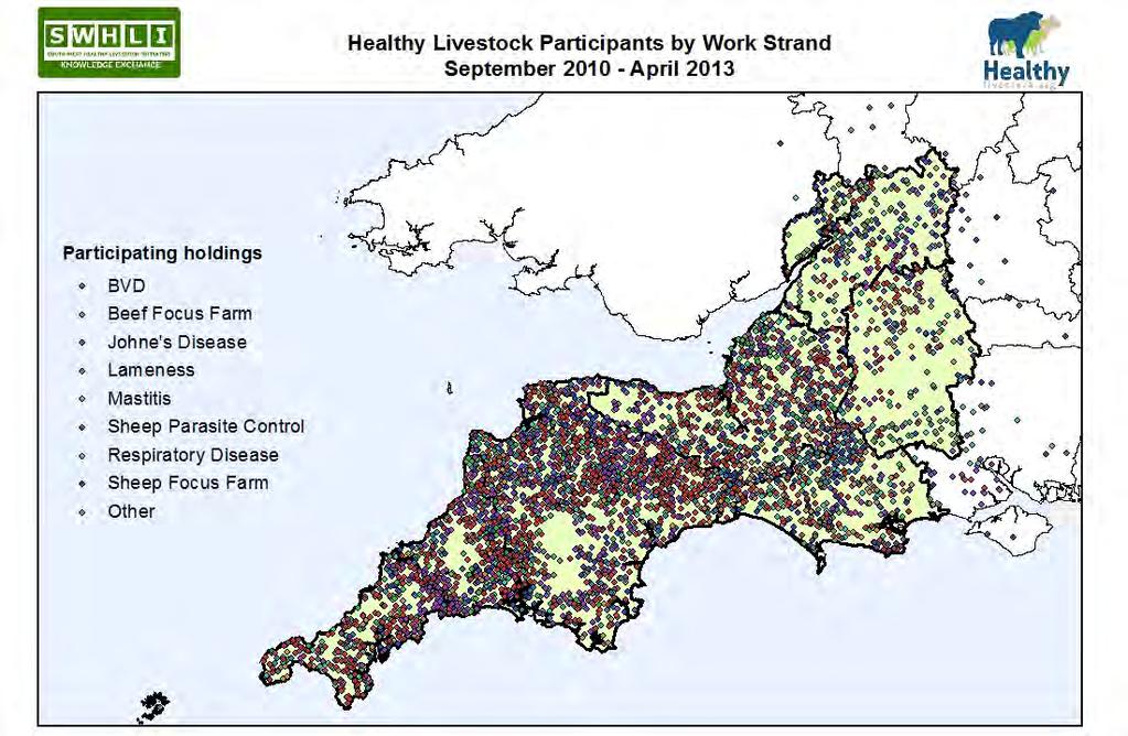 The Healthy Livestock Initiative A funded health programme for cattle and sheep farmers throughout the South