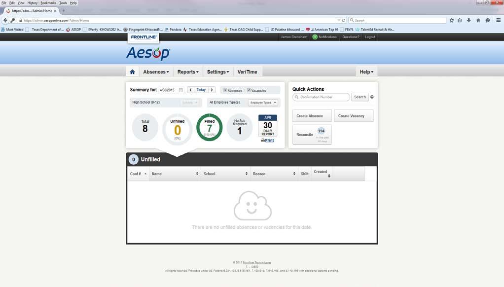 aesoponline.com). Enter your ID number and PIN, then click Login.