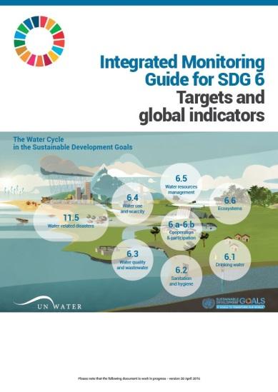 Raise awareness at national and global levels about SDG 6 monitoring 3.