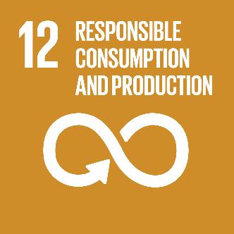 SDG Goal 12: Ensure sustainable consumption and production patterns Encourages sustainable use of natural resources and minimizing use of toxic