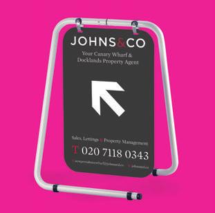 Pavement sign Increase sales by targeting