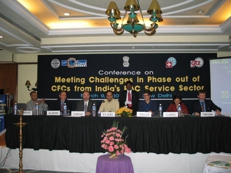 NCCoPP (2004-2010) National CFC Consumption Phase-out Plan 2004: NCCoPP project launched based on the Agreement between India and the Executive Committee of the Multilateral Fund.