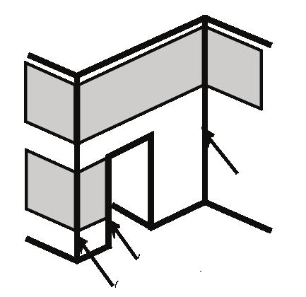 Firmly squeegee the joint. Then continue applying Panel B, always working from the joint to the unapplied opposite edge. Cut through both layers of Product. Figure 4.