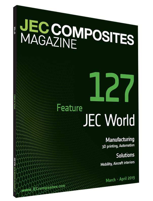 REACH THE RIGHT TARGET & INCREASE YOUR BUSINESS JEC COMPOSITES MAGAZINE / JEC Composites Magazine is the international forum for all composites professionals from raw